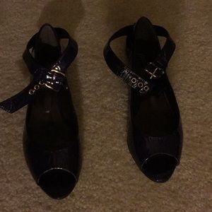 New Mariana deep purple 1” heel